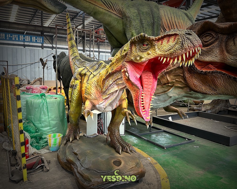 animatronic dinosaur band