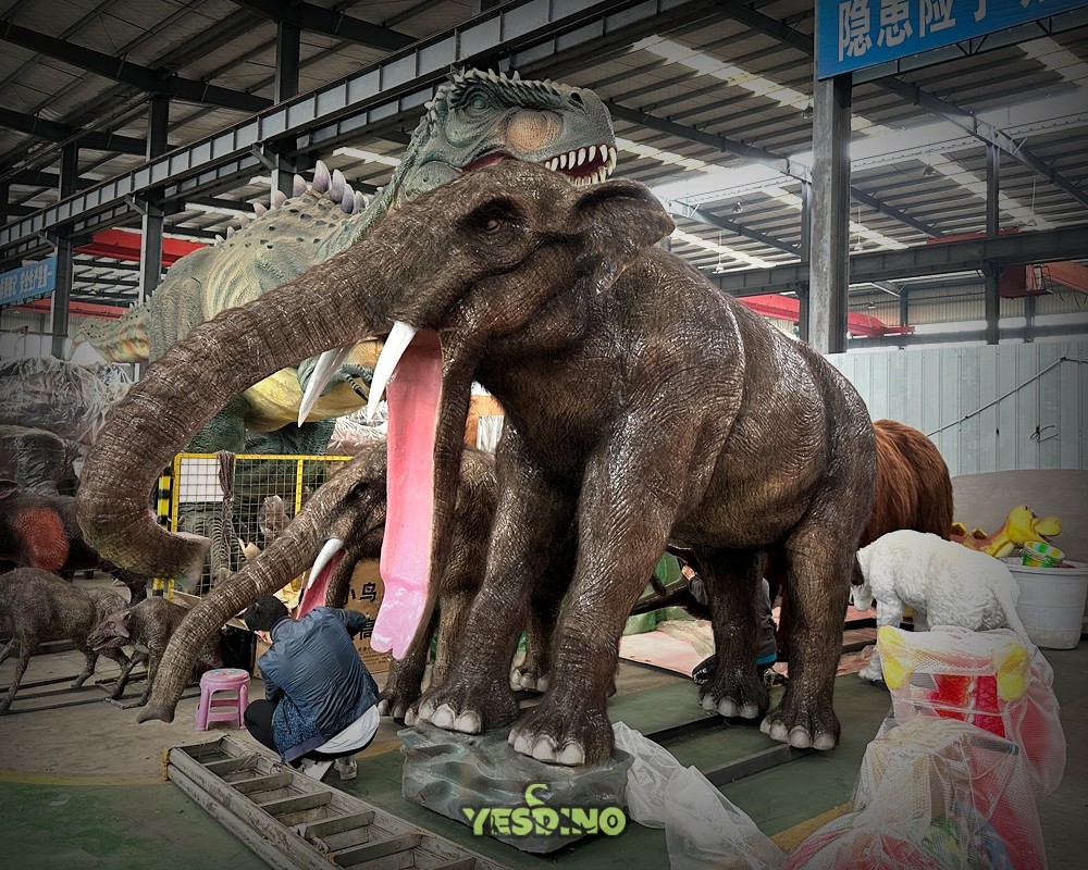 animatronic dinosaur band