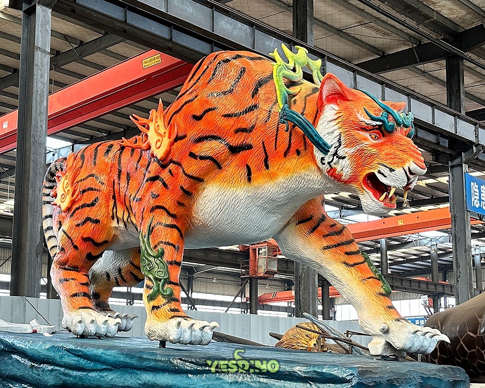 Customized Animatronic Mythical Fire Tig