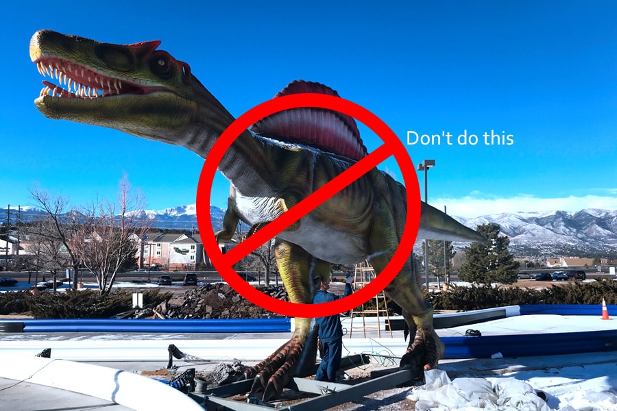 Dinosaur Exhibition in Shopping Centers