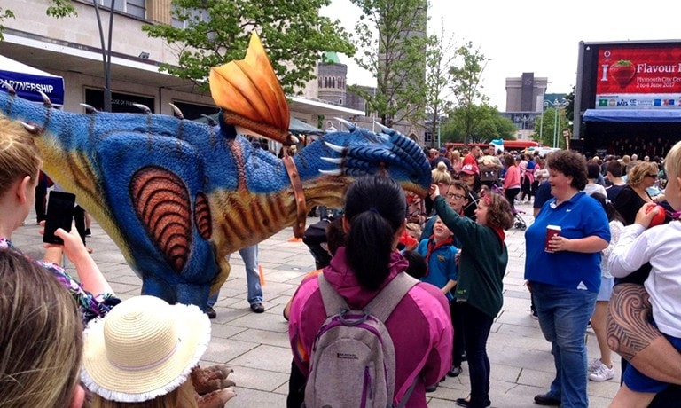 Dinosaur Exhibition in Shopping Centers