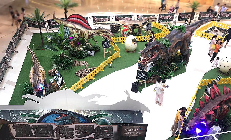 Dinosaur Exhibition in Shopping Centers