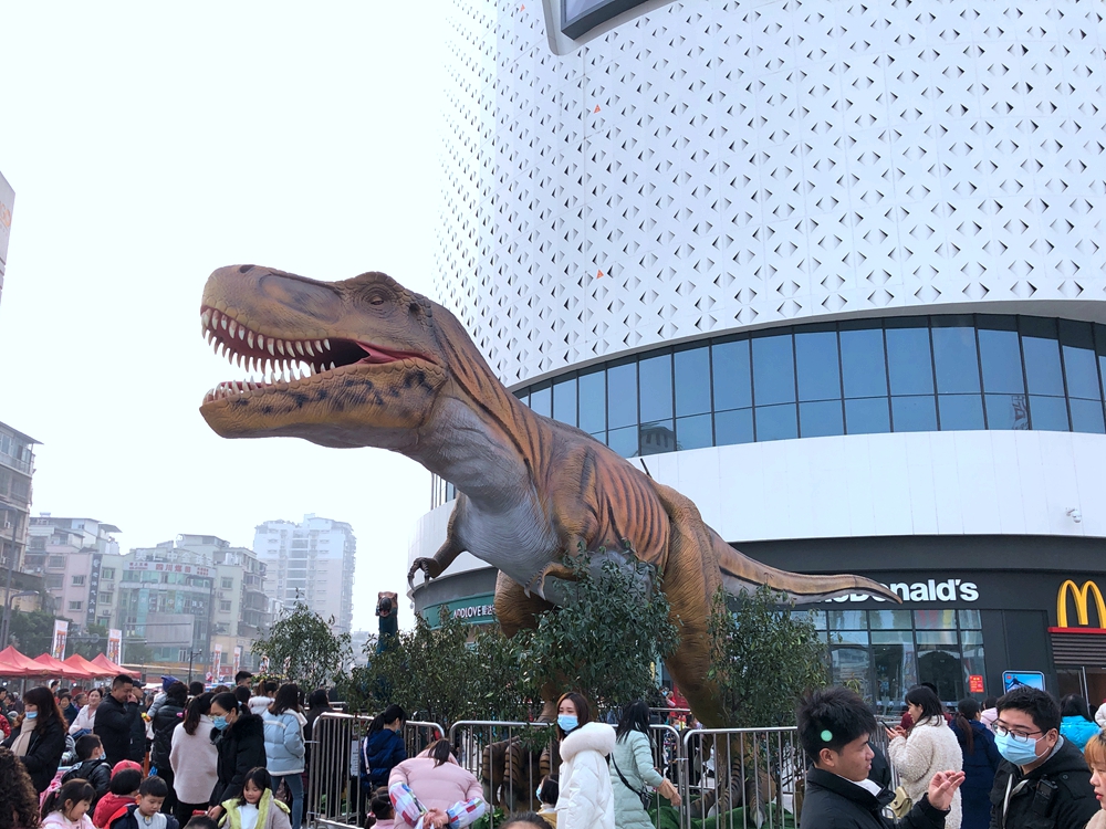 Dinosaur Exhibition in Shopping Centers