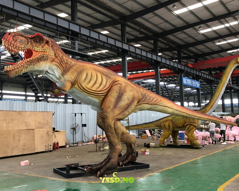Robotic Dinosaur Animatronic T-rex for Amusement Park