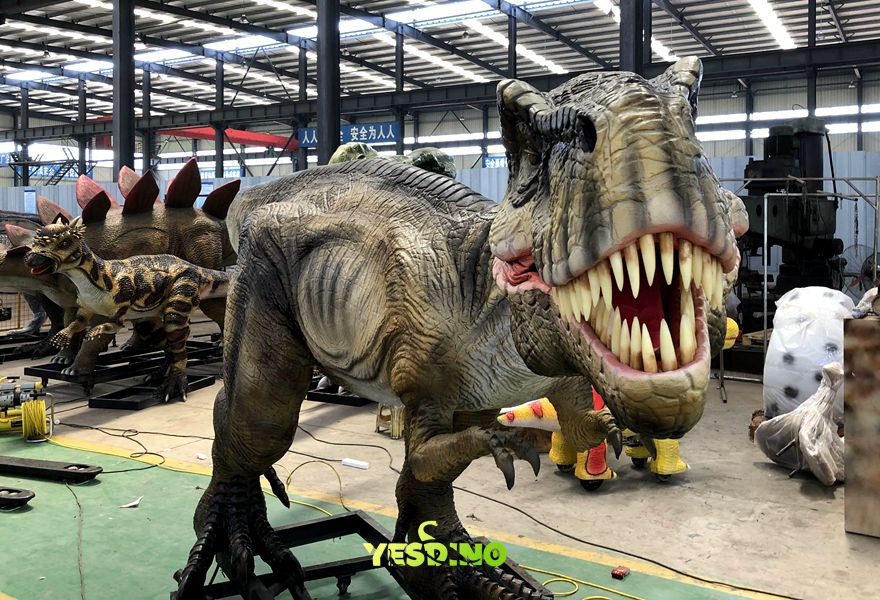 animatronic dinosaur band