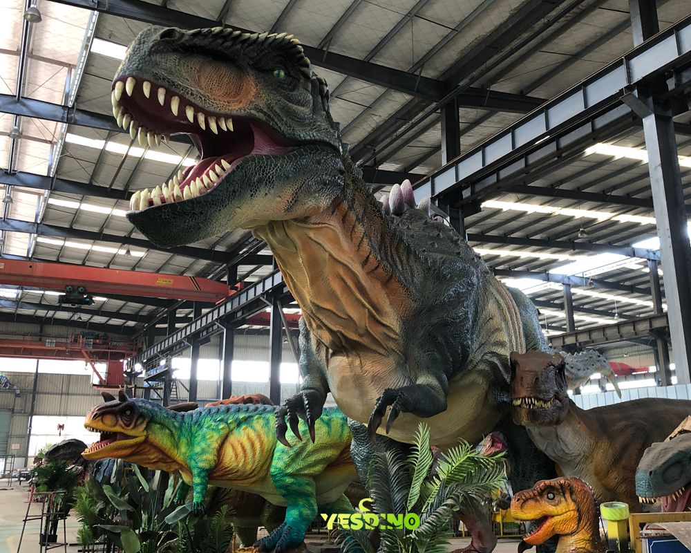 animatronic dinosaur band