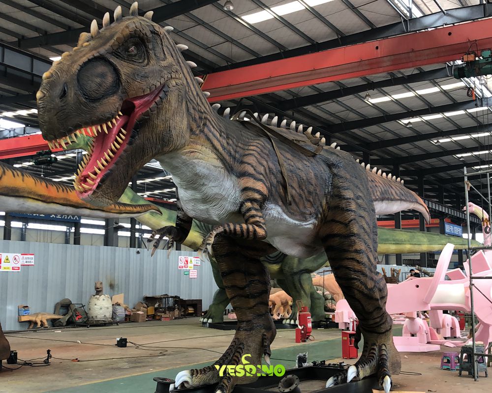 animatronic dinosaur band