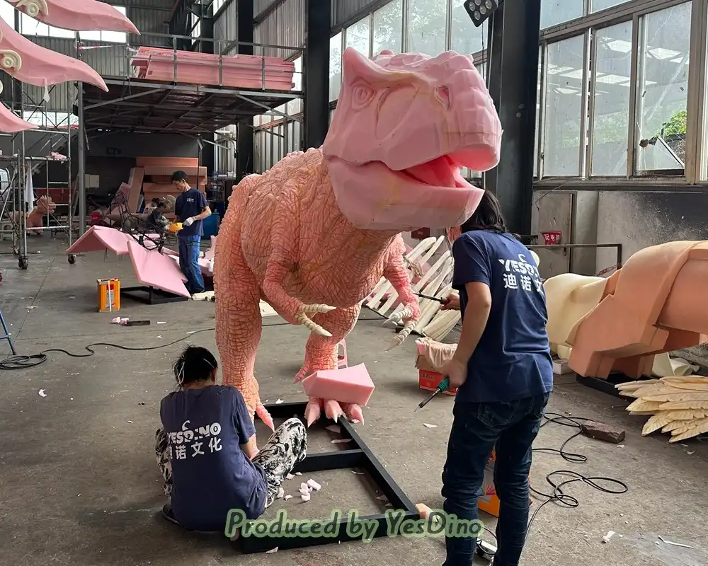 T-Rex Skin Fabrication
