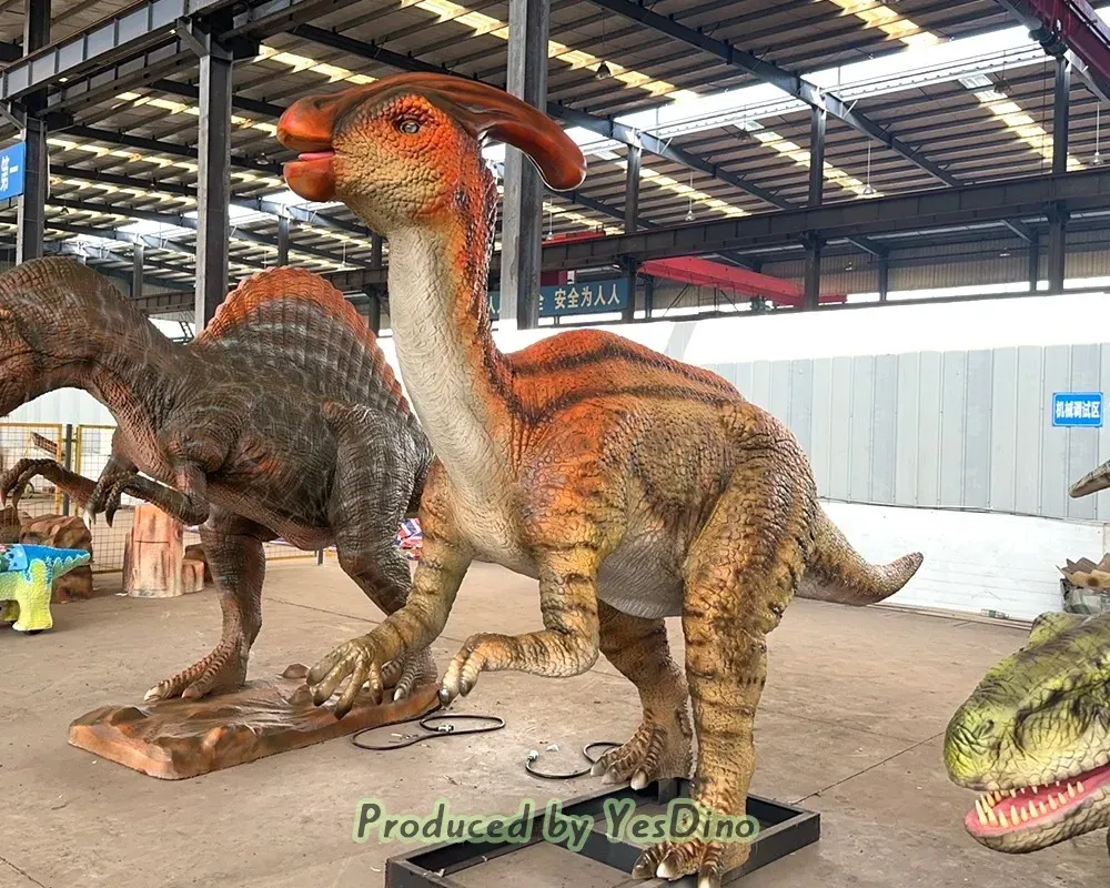 Commercial Parasaurolophus Animatronic Model  High ROI for Theme Parks.webp