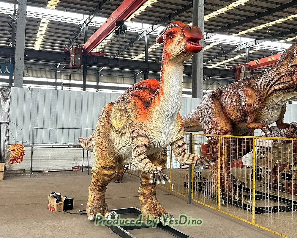 Commercial Parasaurolophus Animatronic Model High ROI for Theme Parks.webp