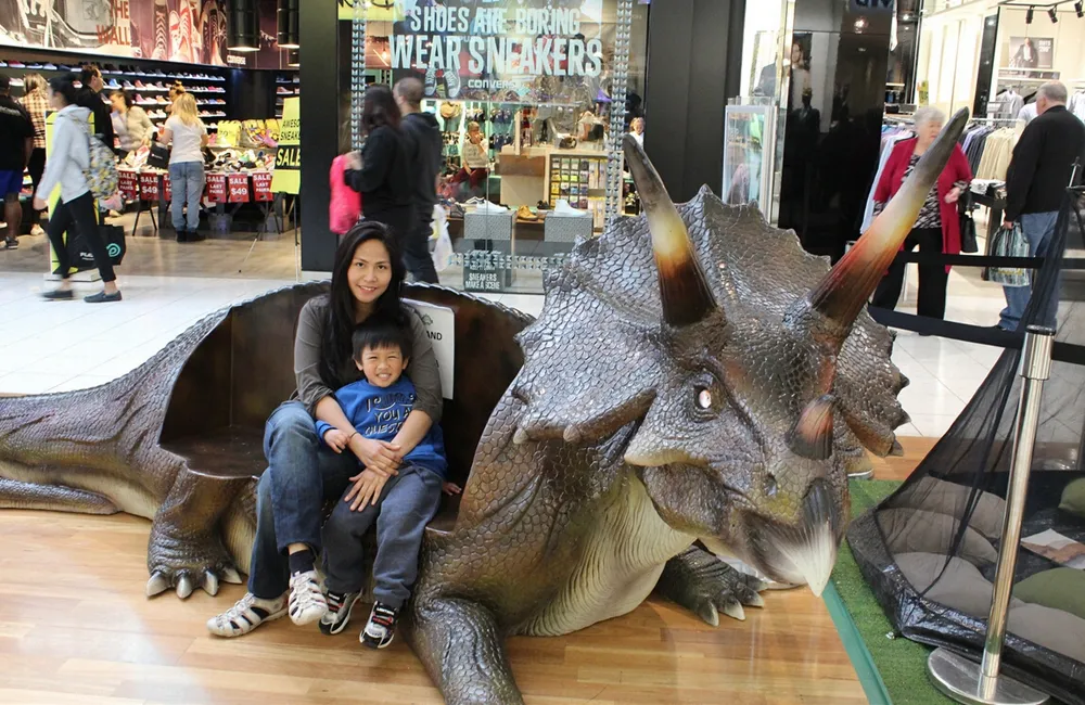 Dinosaur-Themed Benches & Seating