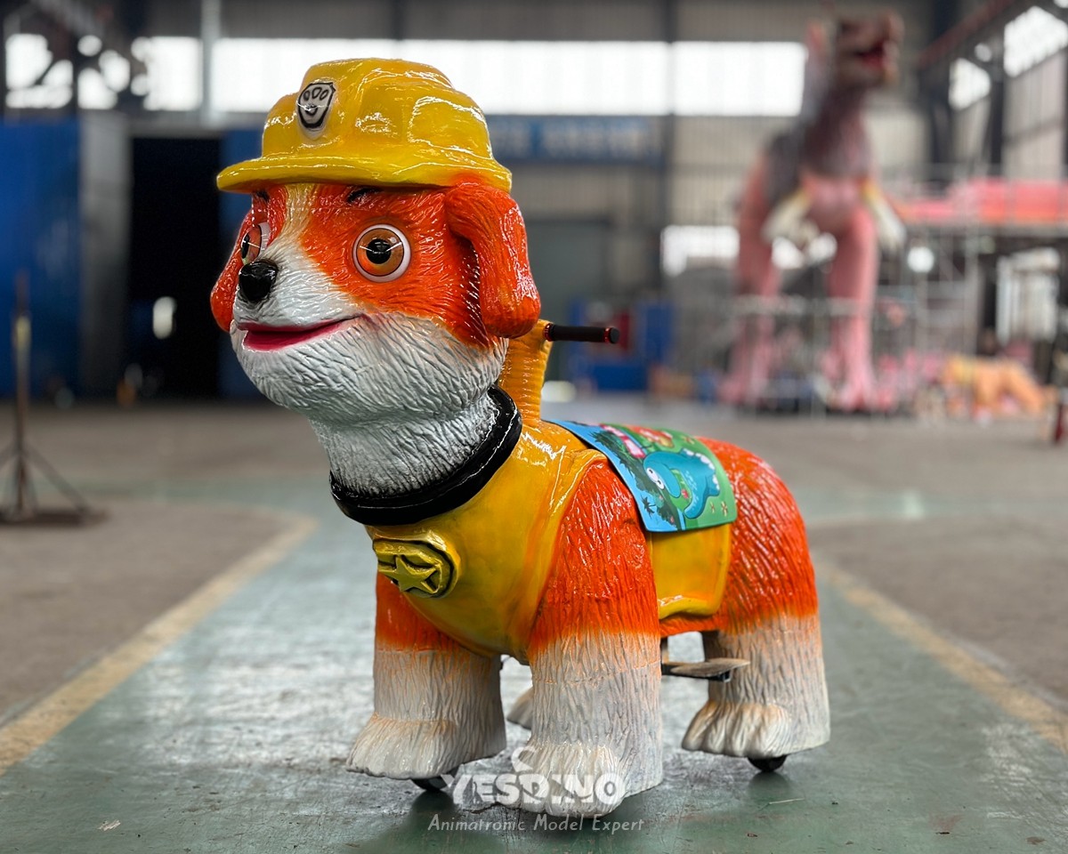 Animatronic Dog Ride Car, Coin-Operated