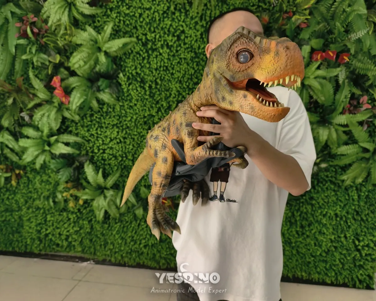 Realistic Dinosaur Puppet, 1m T-Rex Hand Puppet