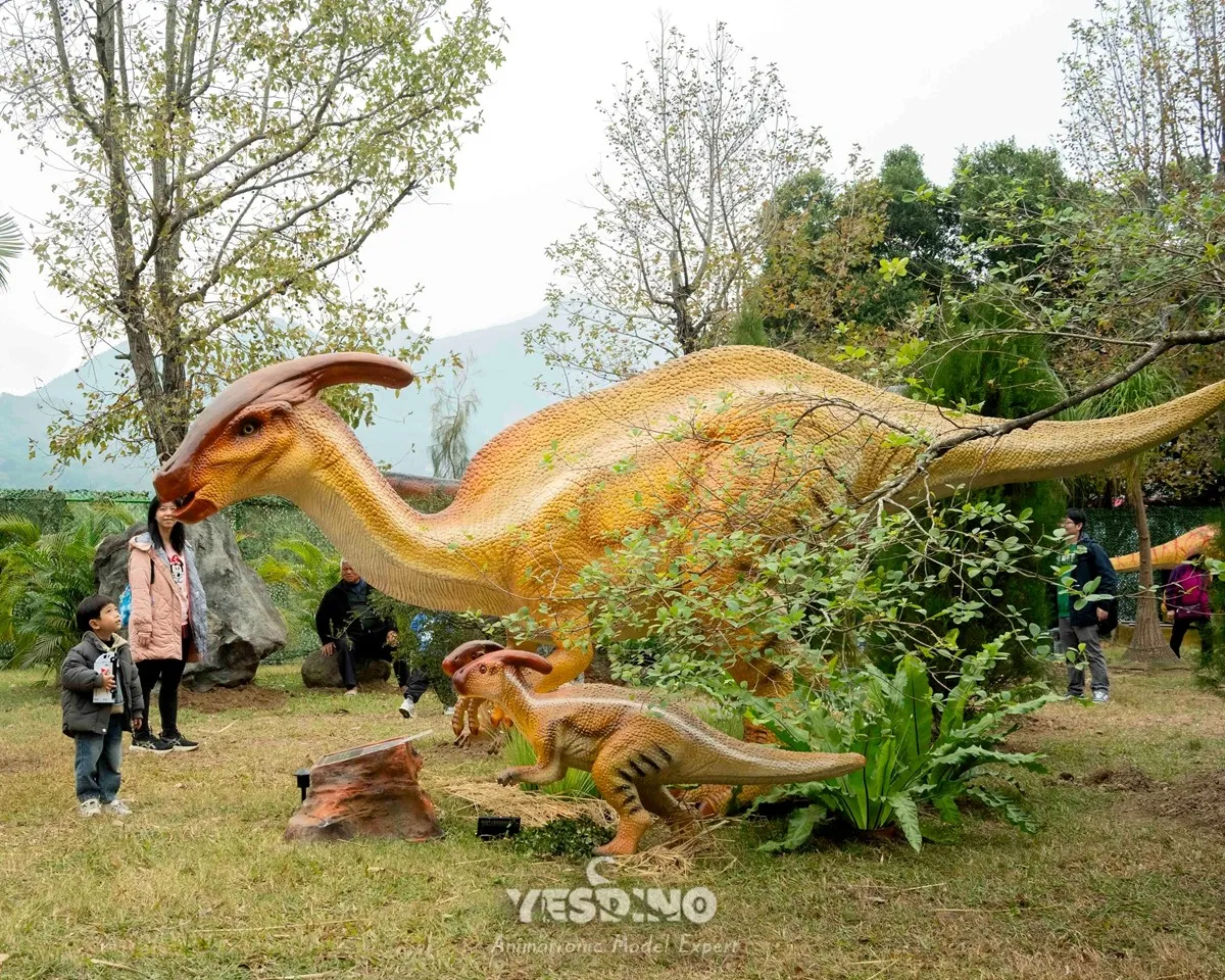 Animatronic Parasaurolophus